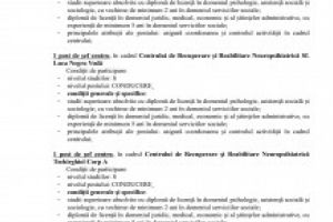 Directia Generala de Asistenta Sociala si Protectia Copilului Constanta  organizeaza concurs pentru ocuparea urmatoarelor posturi de conducere