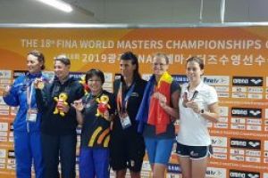 Baia Mare: 9 medalii obtinute la Campionatele Mondiale de Inot-Masters Gwangju, Koreea 2019 (FOTO)
