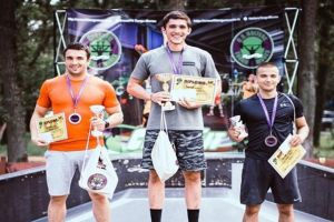 FOTO. Jandarm sătmărean pe podium la o competiţie sportivă din România