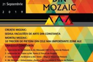 Trotuarele din dreptul trecerilor de pietoni vor fi decorate de tinerii artistii plastici constanteni