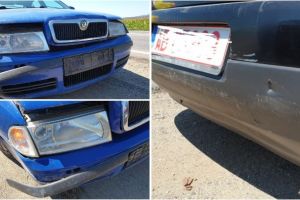 FOTO/VIDEO| Știrea ta: Tamponare pe DN1, între Alba Iulia şi Sebeş. Două autoturisme avariate, după ce o şoferiţă nu a fost atentă la drum