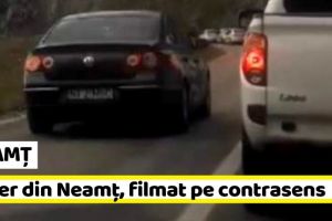 NEAMȚ: Șofer din Neamţ, filmat pe contrasens pe Transfăgărăşan