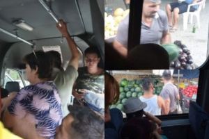 Batjocoriţi în maxi taxi! Șoferul de Vedea trage pe stânga şi coboară la cumpărături