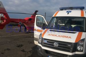 Elicopterul SMURD chemat din nou la Botoşani. O femeie a fost preluată de urgenţă