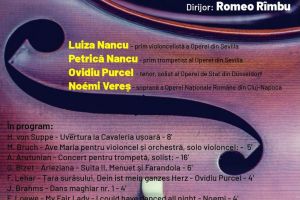 Târgul Mare al Bistriţei: Sâmbătă, concert simfonic pe pietonal