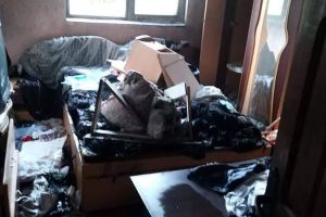 Poiana, casă jefuită şi incendiată pentru a şterge urmele.