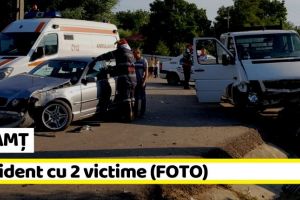 NEAMȚ: Accident cu 2 victime (FOTO)