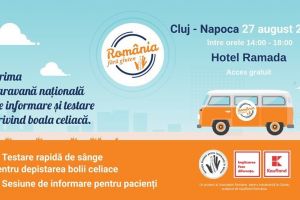 România fără gluten. Prima caravană de informare şi testare gratuită pentru boala celiacă în România ajunge la Cluj Napoca pe 27 august