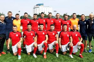 Un bistriţean, la naţionala de minifotbal a României. El a marcat în meciul cu Slovacia de la Nations Games