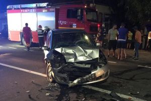 Accident la Rusu Bârgăului, pe fondul neacordării de prioritate şi consumului de alcool (FOTO)