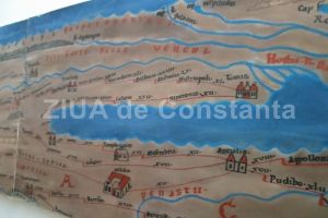 Dobrogea in izvoare geografice si cartografice - Antichitate (III): Tabula Peutingeriana (galerie foto)