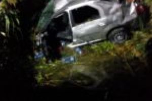 S-au răsturnat cu maşina şi au decedat! Accident lângă Beba Veche