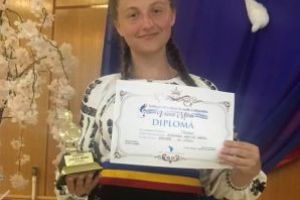 Mălina Boricean, un nou concurs, un nou premiu