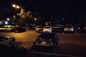 FOTO Șofer beat în plină zi – A lovit două maşini parcate în Piaţa Unirii din Sibiu