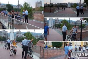 FOTO, VIDEO. Noi amenzi pentru bicicliştii albaiulieni care au traversat peste podul de sticlă din Cetatea Alba Carolina