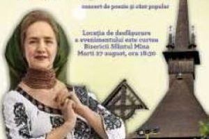 Constanta: Concert Sofia Vicoveanca la biserica Sfantul Mare Mucenic Mina. Se colecteaza rechizite scolare
