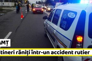 NEAMȚ: Doi tineri au ajuns la spital după un accident la Costişa