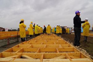 Ceremonie de inaugurare a locuintelor finalizate de Habitat for Humanity Romania, in sezonul 2018 - 2019, la Cumpana 