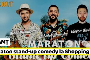 NEAMȚ: Joi, 29 august, Maraton stand-up comedy la Shopping City Piatra-Neamţ