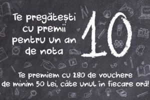 Cu Egros Suceava te pregăteşti cu premii pentru un an de nota 10
