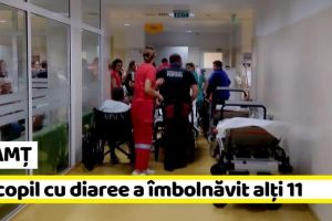 NEAMȚ: Un copil cu diaree a îmbolnăvit alţi 11
