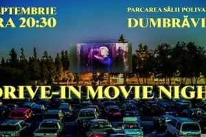 Cinema drive-in în Dumbrăviţa, în scop caritabil. Se donează rechizite pentru familiile nevoiaşe