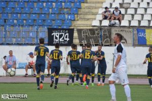 FOTO: Măgura Cisnădie – Industria Galda 1-1, la pauză, în Cupa României | Oaspeţii, în inferioritate, prin eliminarea lui Circov