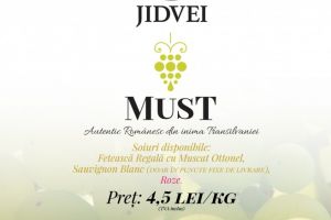 Au mai rămas 3 zile în care puteţi comanda Must de la Jidvei