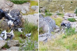 UPDATE Accident la Bâlea Lac – Motociclist rănit