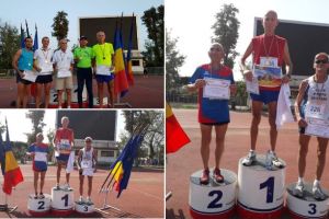 Rezultate de excepţie ale atleţilor din Judeţul Alba, la Campionatul Naţional de Masters în aer liber. Toţi cei opt participanţi au ocupat locuri pe podiumul competiţiei
