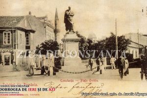 Povestea statuii lui Ovidius, la 132 de ani de la inaugurarea sa in cea mai animata piata constanteana