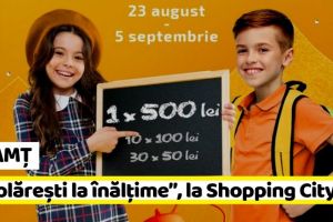 NEAMȚ: „Școlăreşti la înălţime”, la Shopping City Piatra-Neamţ