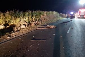FOTO Accident azi-noapte între Vulcan şi Zărneşti