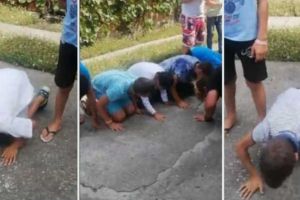 Festivalul Inimioarelor... Umilite! Copii puşi să facă mătănii şi să sărute asfaltul, la o tabără în Sălaj (VIDEO)