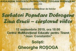 Sarbatori populare dobrogene, spectacol de folclor in Constanta