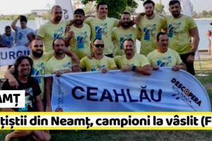 NEAMȚ: Poliţiştii din Neamţ, campioni la concursul de vâslit în canotci (FOTO)
