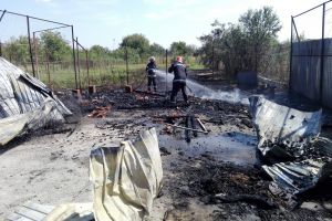 Incendiu la o gospodărie din Ghirdoveni