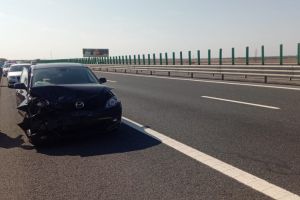 Accident rutier pe Autostrada A2. Atentie soferi!