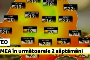 METEO: Cum va fi VREMEA până pe 15 septembrie. Vremea se va răci treptat de miercuri