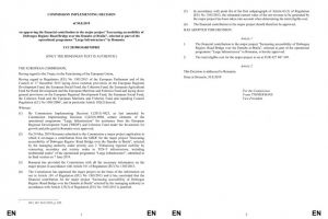 Finantarea podului suspendat peste Dunare, aprobata de Comisia Europeana
