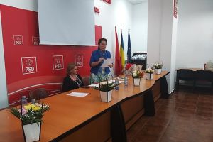 Carmen Holban a fost realeasă preşedinte al femeilor social democrate din municipiu Târgovişte