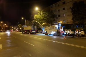 Continua asfaltarea carosabilului in municipiul Constanta