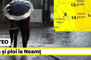 METEO: Frig şi ploi la Neamţ (4 septembrie)