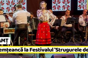 NEAMȚ: O tânără din Neamţ participă, astăzi, la Festivalul „Strugurele de Aur” şi are nevoie de votul nostru