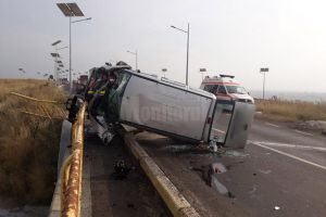 Accident spectaculos la ieşirea din Suceava spre Fălticeni