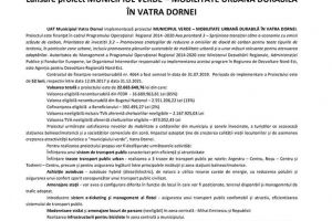 Lansare proiect MUNICIPIUL VERDE – MOBILITATE URBANĂ DURABILĂ ÎN VATRA DORNEI