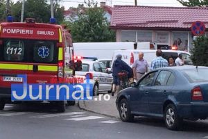 FOTO-ULTIMĂ ORĂ: Tânără de 18 ani lovită pe trecerea de pietoni de un şofer neatent