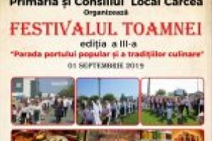 Festivalul Toamnei 2019, editia a III a, Carcea jud Dolj