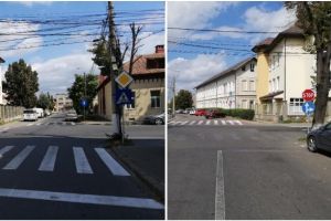FOTO: Atenţie, şoferi! Schimbarea priorităţii de circulaţie a autovehiculelor la interesecţia dintre străzile Avram Iancu şi Teilor, în Alba Iulia