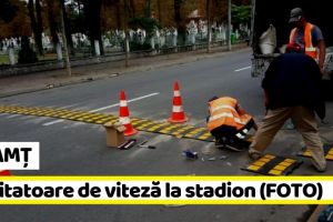 NEAMȚ: Limitatoare de viteză în zona stadionului din Piatra-Neamţ (FOTO)